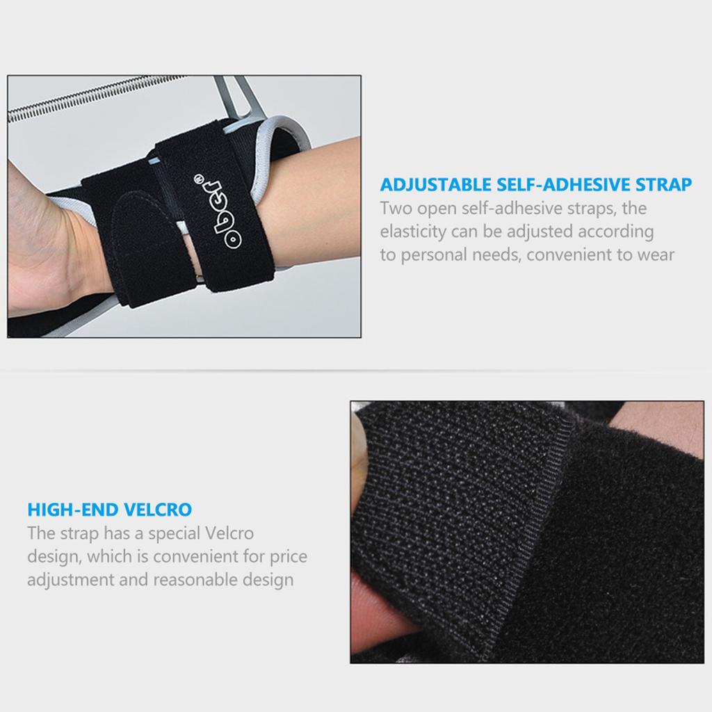 Nastavitelná prstová zápěstní ortéza Rehabilitační trenažér Cvičení šlach pro cévní mozkovou příhodu Hemiplegii