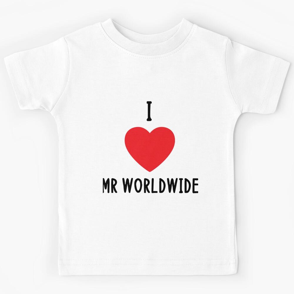 mr worldwide Kids T-Shirt 150