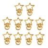 Star/Moon Spring Clasps Keychain DIY Accessories Metal Swivel Lobster Claw Clasps Alloy Material DIY Keychain Supplies