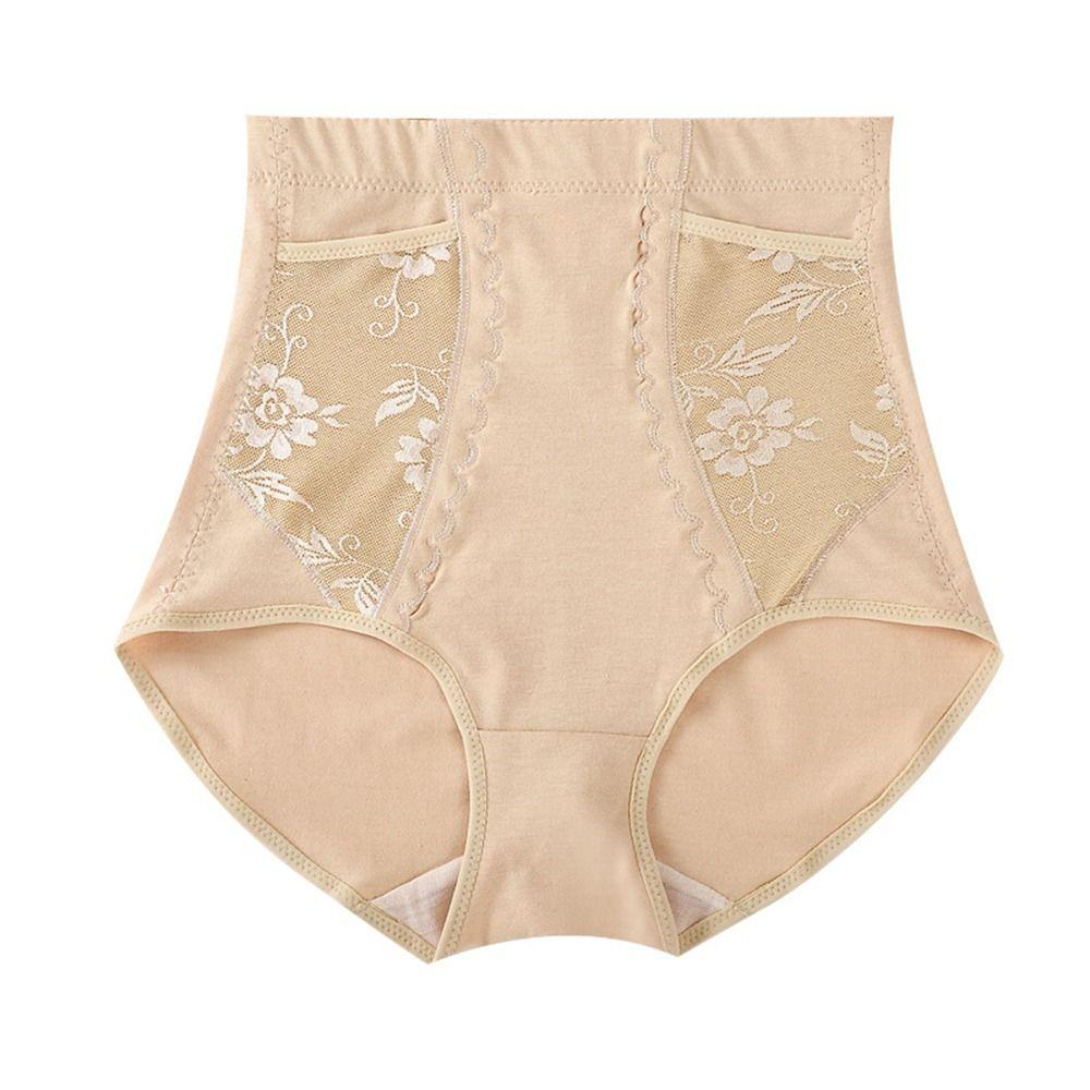 Flower Underpants Shapewear Hip Lifting With Pocket Slimming Panties Tighten Abdomen High Waist Briefs Female Lingerie