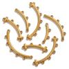 10pcs Multi size Stainless Steel Curved Connectors Multihole Necklace and Bracelet Connector Jewelry Making Supplies