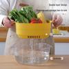 Baige Double-Layer Kitchen Drain Basket Set