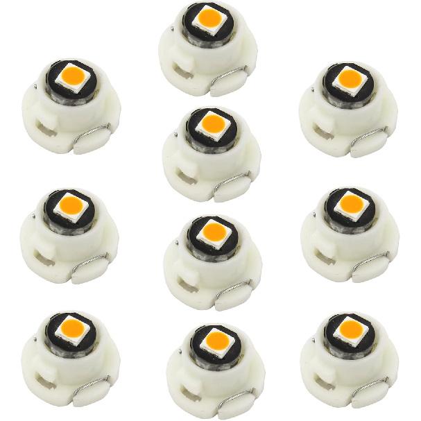 WLJH 10x White T3 Led Neo Wedge trument Dash Light Dashboard A/C Climate Control Bulb For Honda Civic Odyssey 2001-2010