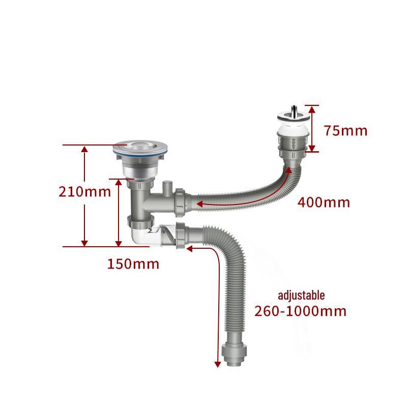 SIOYIE Stainless Steel Laundry Sink Drainer