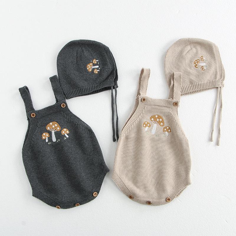 Unisex Baby Crawling and Toddler Clothes: Long-Sleeve Sweater Romper