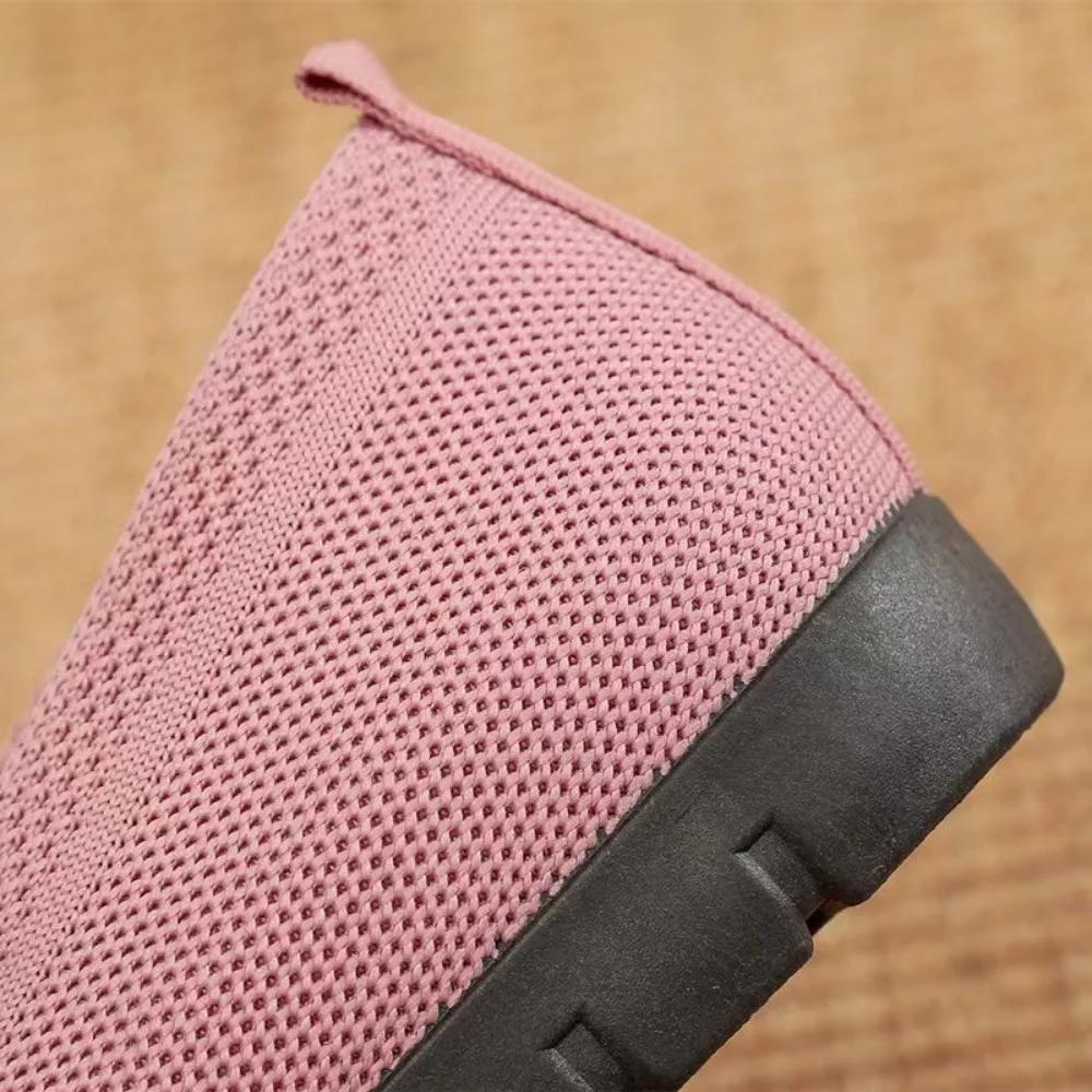 Women's Flats Shoes Comfortable Dress Shoes Round Toe Flats Anti Slip Mesh Dressy Shoes Slip on Casual Shoes for Women