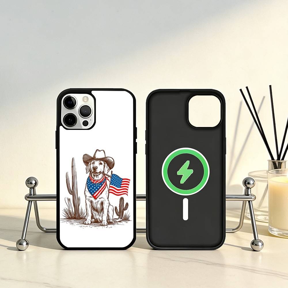 American Flag Phone Case Phone Case For iPhone17,16,15,14,13,12,11 Plus,Pro Max Magnetic For Magsafe Wireless Charging