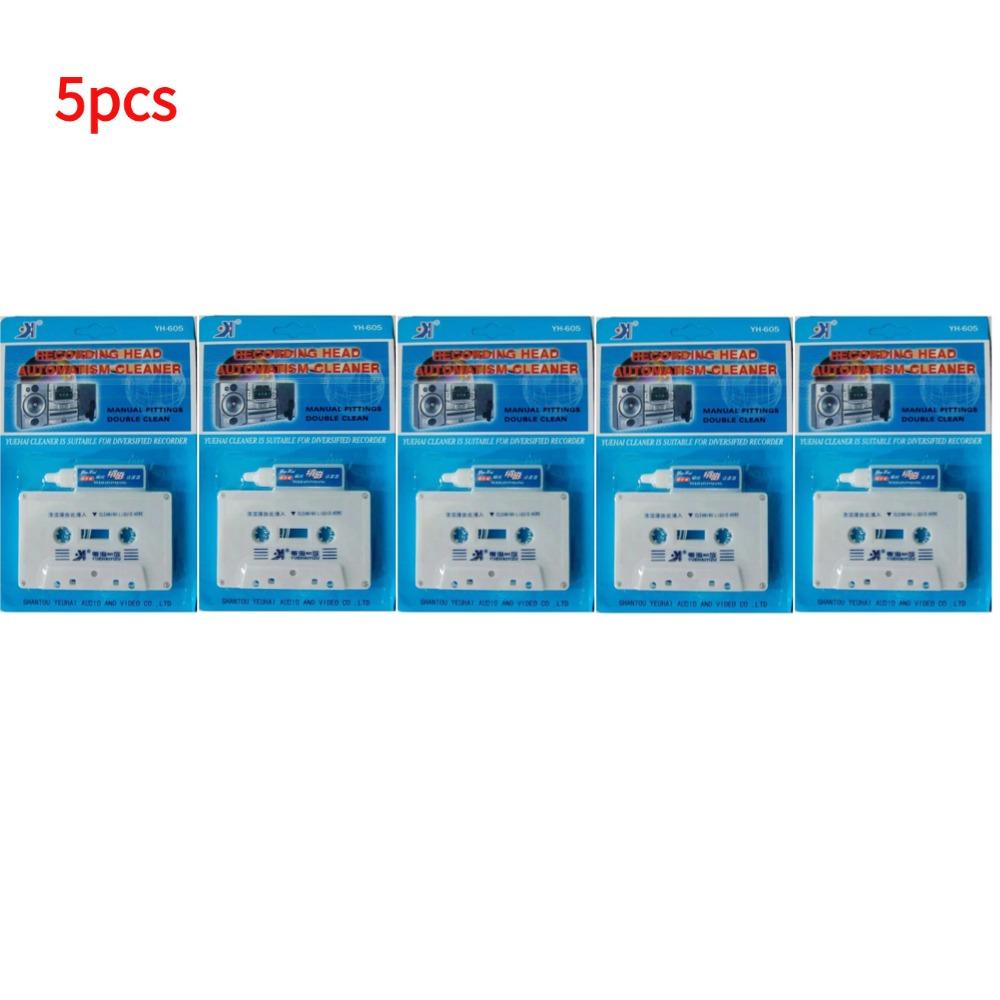 Cassette Tape Head Cleaner Demagnetizer Kits Audio Deck Tape Player Recorder Cleaner Fluids L5F4 Head Player Cassette Cleaner