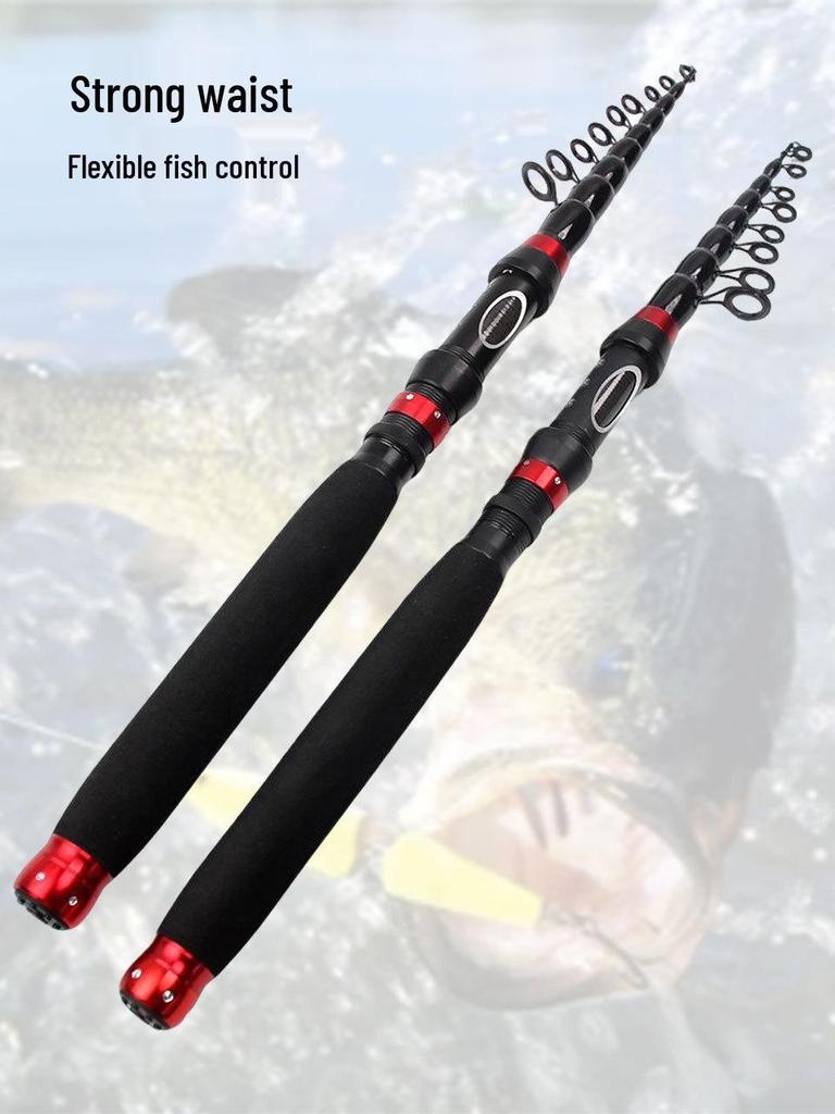 Universal Ultra-Short Telescopic Fishing Rod for All Waters