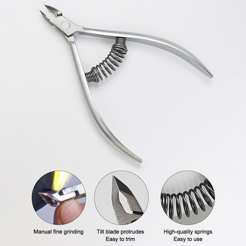 Stainless Steel Cuticle Trimmer Professional Nail Nipper Remover For Fingernails Manicure Products Toenails Dead Skin Nails