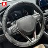 1Pair Car Steering Wheel Covers Booster Micro Fiber Leather Auto Interior Decorative Accessories Universal Carbon Fiber Looking