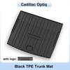 Car Rear Trunk Mats For Cadillac Optiq 2023 2024 2025 TPE Carpet Storage Pad Waterproof Cargo Trays Cushions Mats Accessories