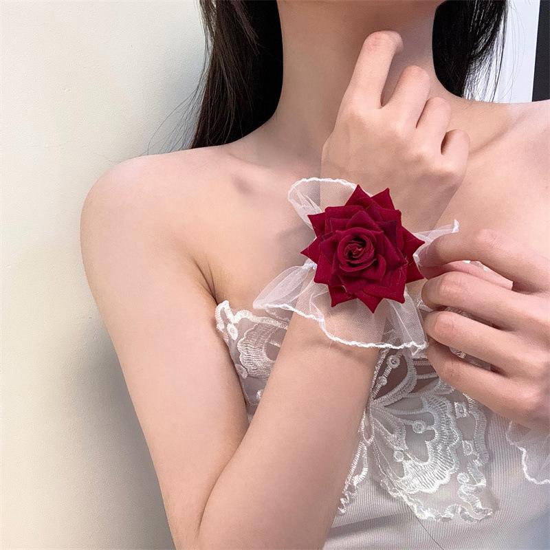 Nail Photo Glove Beautiful Gentle Fake Cuffs Decorative Lace Flare Cuffs  Sexy Nail Art Accessories Photography Props