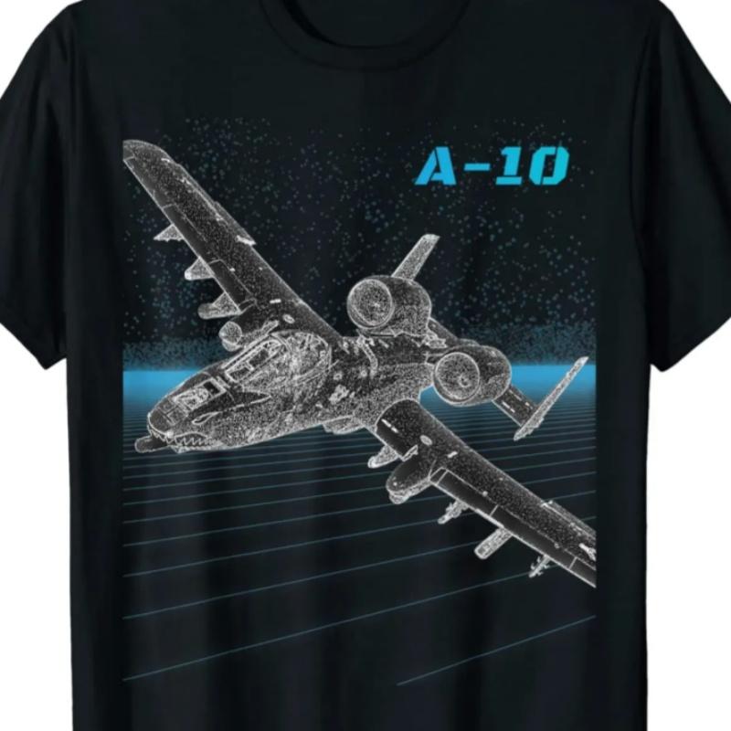 A10 Thunderbolt Ii (Warthog) Attack Aircraft Tshirt 100 Cotton Oneck Summer Short Sleeve Casual Unisexs Tshirt Size S3xl