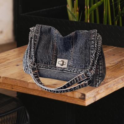 Jeans Umhängetasche für Damen Lässige Handtasche Outdoor Hochzeit Geburtstagsfeier