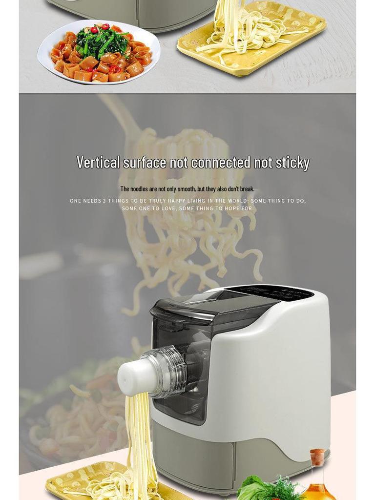 Automatic Electric Noodle Press & Dough Mixer for Household Use – Multifunctional Noodle and Dumpling Skin Machine