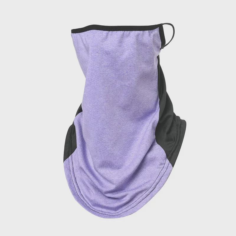 Summer Sunscreen Ice Silk Neck and Face Mask: UV Protection, Colorful, Dustproof, Windproof, Ear-Hanging for Outdoor Cycling