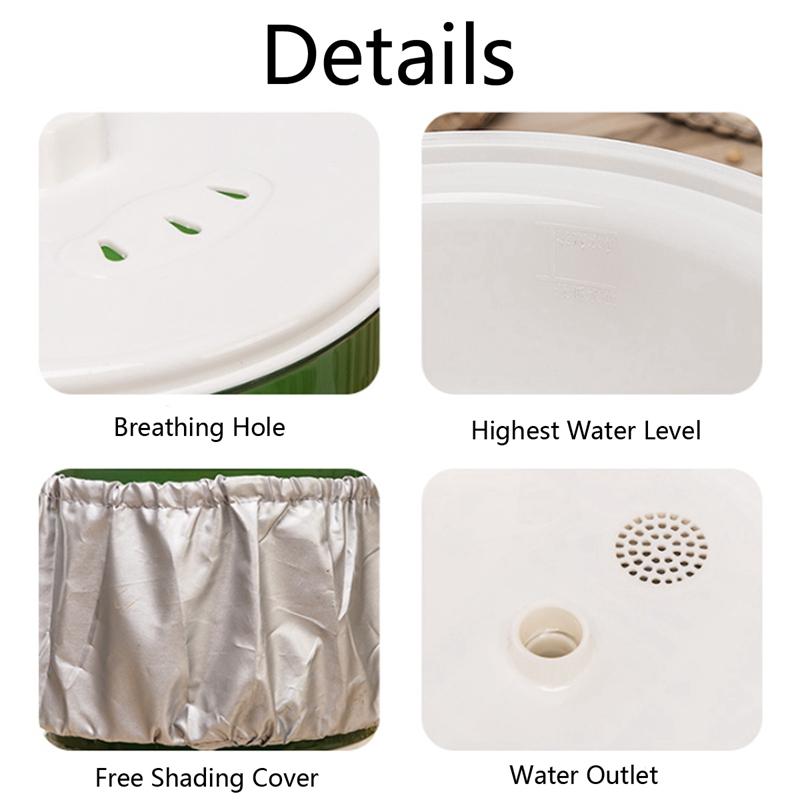 220V 50Hz Double Layer Green Automatic Bean Sprouts Machine Multifunctional Homemade Sprout