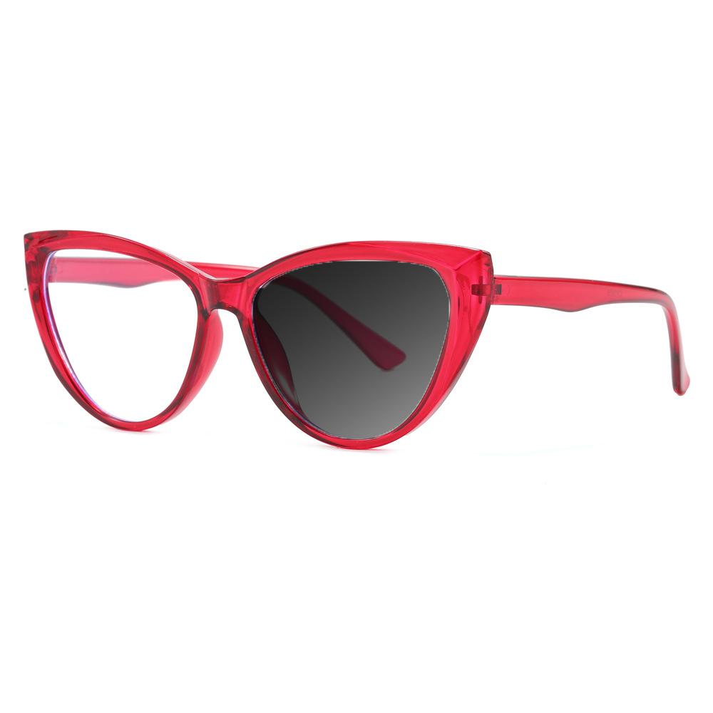 Brand Design Cat Eye Ladies Elegant Frame Anti-Blue Light Europe And The United States Trend Spectacle Farsightedness Glasses