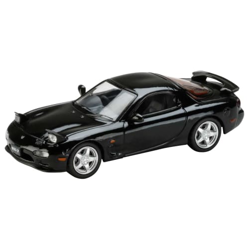HJ64 1/64 Scale Infini RX-7 (FD3S) TYPE RS Brilliant Black Finished Model