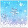 Blue Snowflake Disposable Tableware Blue Snow Plates Cups Napkins Merry Christmas Girls Happy Snow Theme Birthday Party Supplies