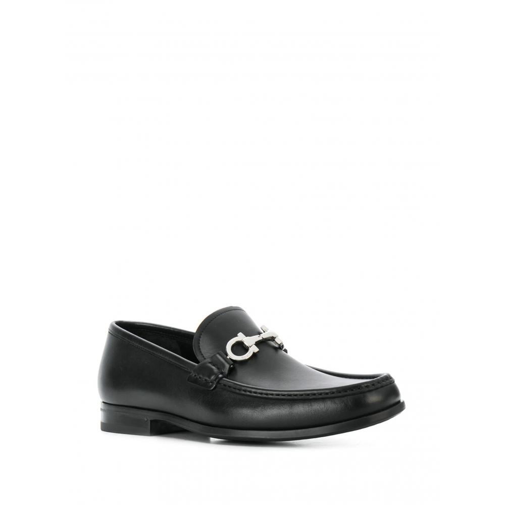

Salvatore Ferragamo Ferragamo Rolo 15 Mocassin Shoes Black Black US 8