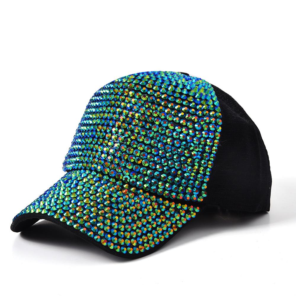 Casquette de Baseball Polyvalente Mode Femme Chapeau Diamant