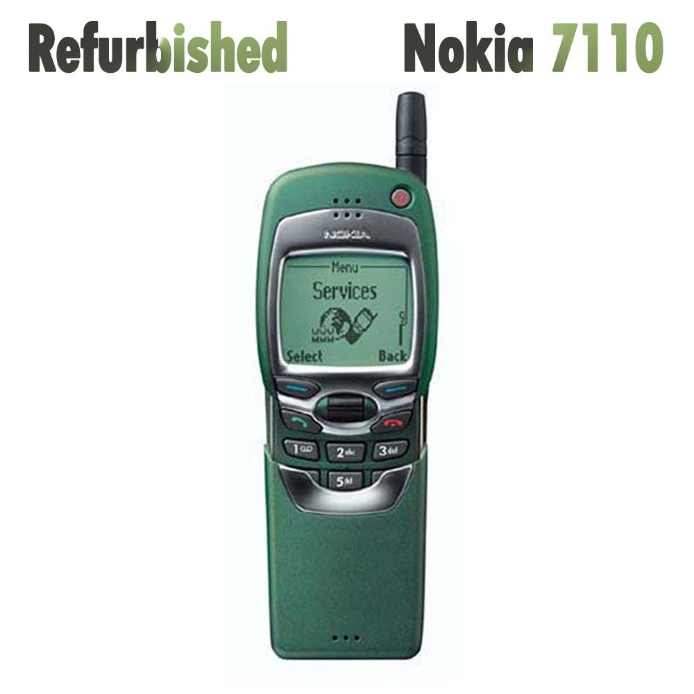 

Восстановленный оригинальный разблокированный мобильный телефон Nokia 7110 2G