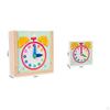 Clock Kids Toy Teaching for Sensory Montessori,Motor Skill,Clock Learning Time
