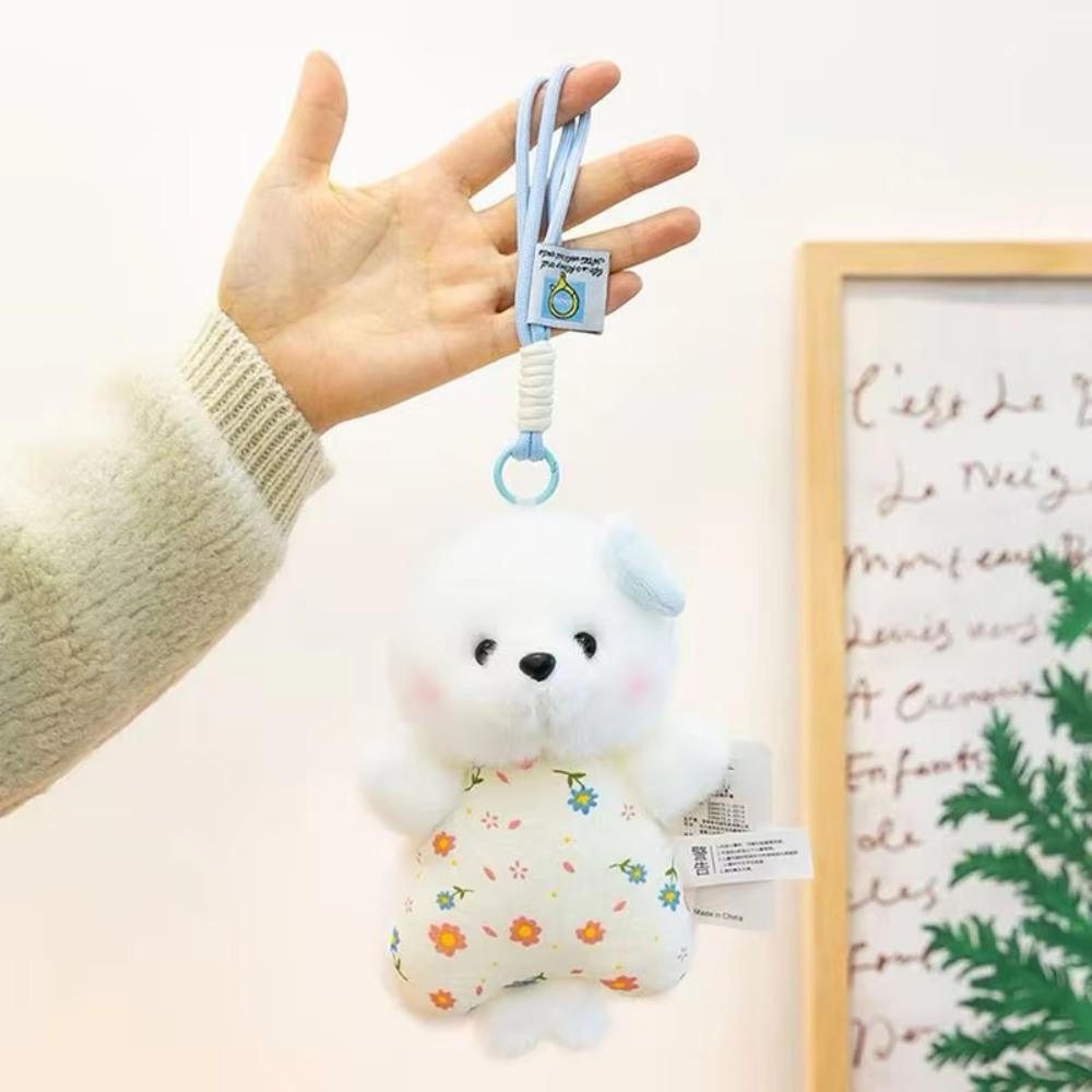 

Soft Seal plush Pendant Fluffy Texture Bean Stuffed Toy Home Decor синий