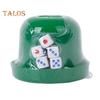 1 Set Dice Cup with 5 Dot Dice Heavy Duty Manual Shaker Cup Bar Party KTV Gambling Drinking Board Game Casino Equipment