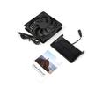 3W Solar Panel Powered Exhaust Fan Cooling Ventilator Solar Exhaust Fan for Dog Chicken House Greenhouses Enduring