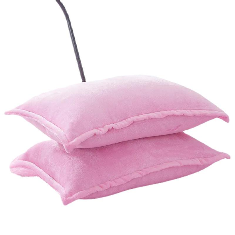 Flannel pillowcase, 48x74cm, solid color, autumn and winter, flannel, warm, plus, velvet pillowcase, large bed