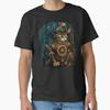 Steampunk Cat 3 Classic TShirt Made In UsaAus TShirt S2xl