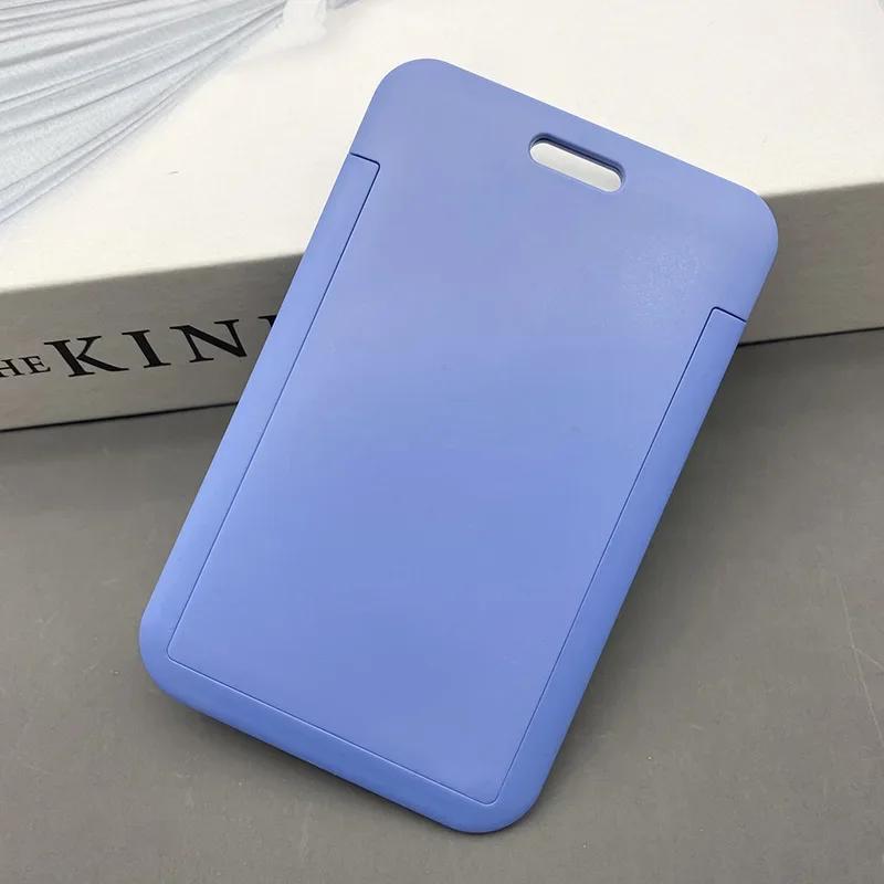 Fashion Plastic Card Cover Sleeve Unisex Business Credit ID Card Holder Student Bus Card Protect Holder Wallet Case Bag Pouch