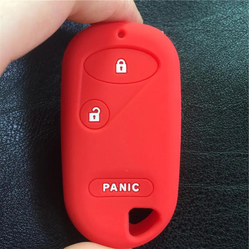 SILICONE rubber CAR KEY COVER CASE For Honda Civic Element Accord CR-V 3 button key