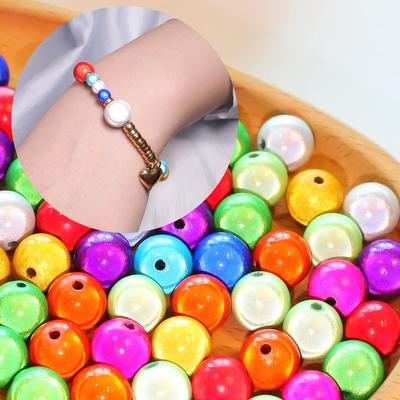 20-200Pcs Acrylic Dream Ball Beads For DIY Necklace Bracelet Earrings Jewelry Making Craft Accessories