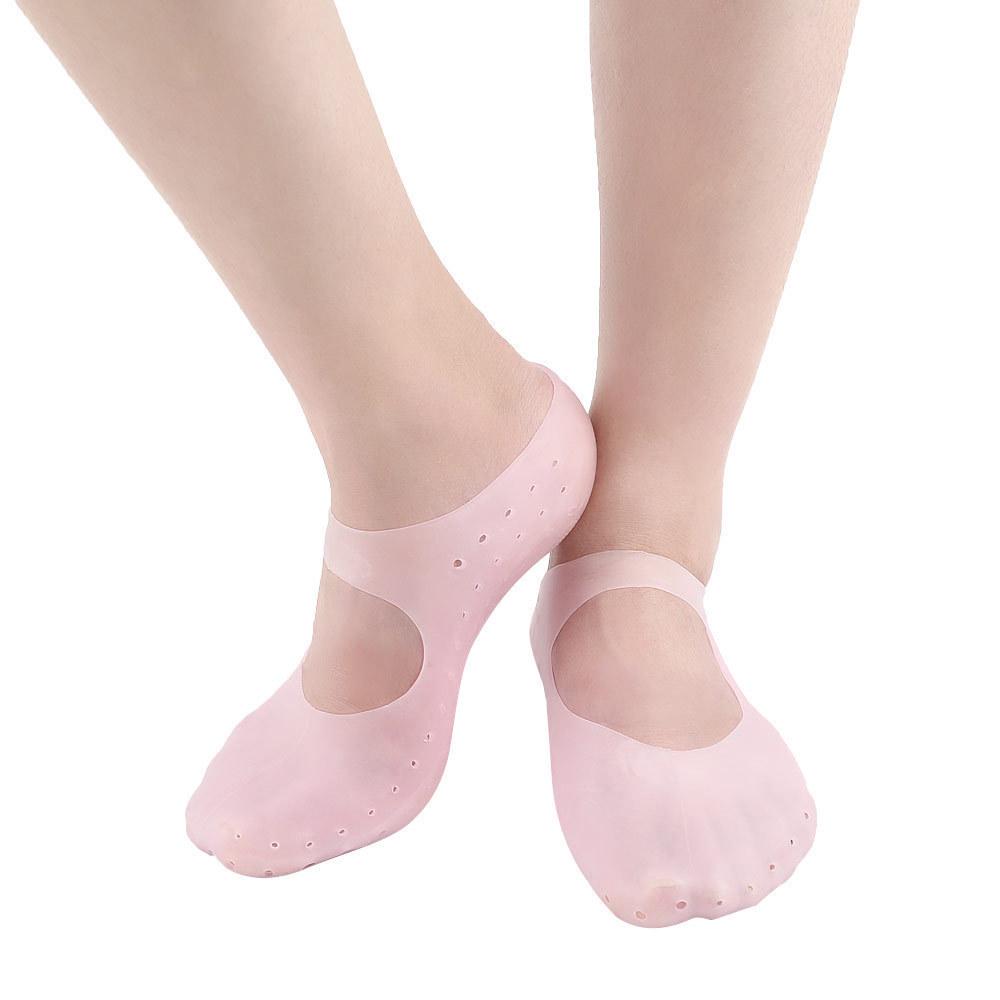 Breathable SEBS Gel Boat Socks with Holes for Men & Women - Sweat-Absorbing Short Sports Socks
