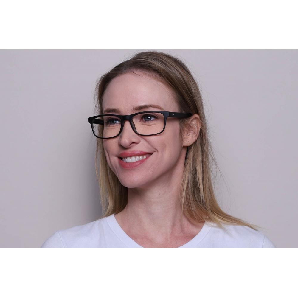 Full Rim Square Matte Black Smartbuy Collection Graslands Cp122a Fashion Unisex Eyeglasses