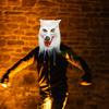 Vlk pro Halloween Doplněk Zvíře Festival Noční klub Párty