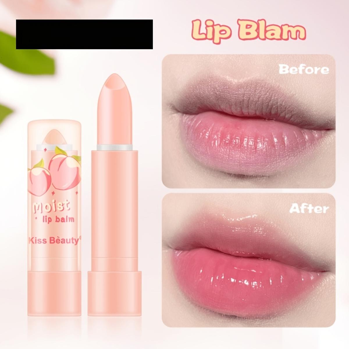 

Прозрачный желейный блеск для губ, увлажняющая помада со вкусом персика персиковый