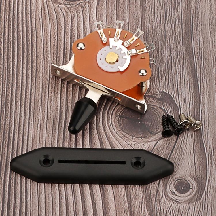 Heavy Duty 5 Way Electric Guitar Pickup Lever Switch Guitar Pickup Selector Switch for Guitar with Plastic Tip Switch
