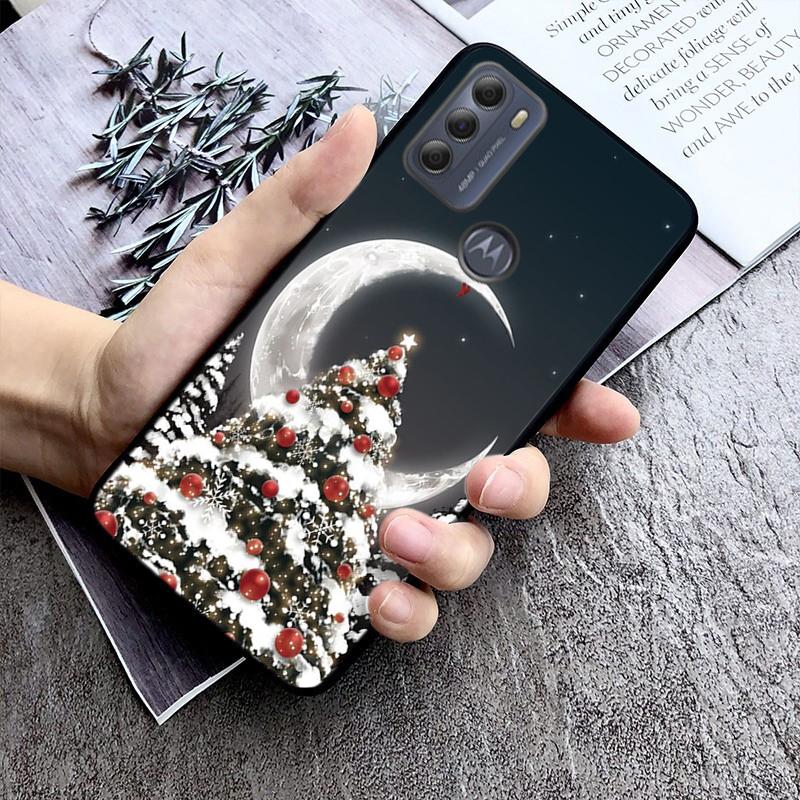 Etui na telefon dla dziewczynki z motywem świątecznym do Moto G84 G23 G24 G31 G32 G41 G51 G52 G53 G54 G71 G82 G42 G62 G200 G Play G Stylus