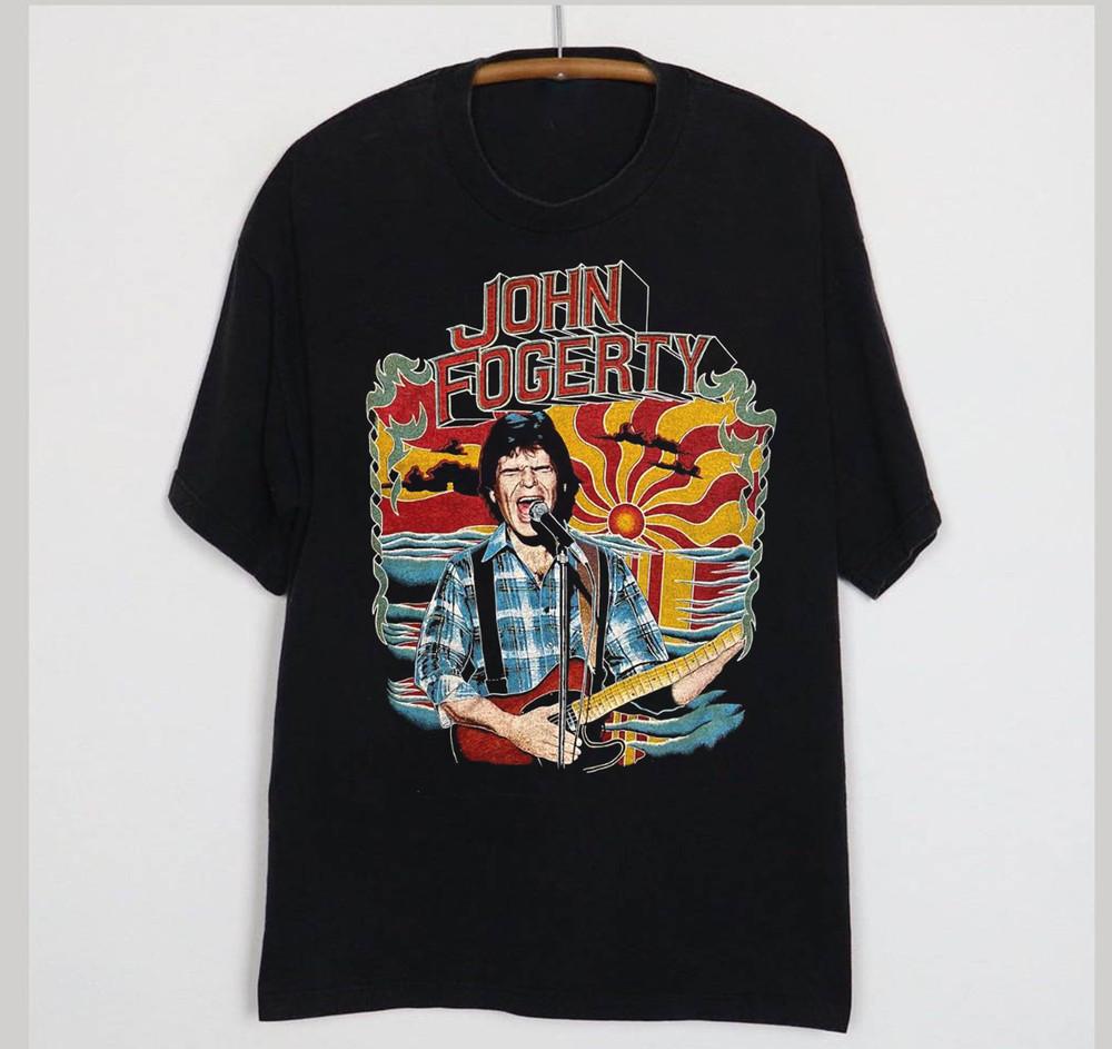 John Fogerty Tour Album Music Adult Unisex T-Shirt Tops Tee All Size S to 4XL