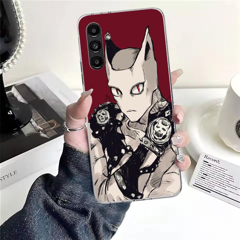 JoJo Kira Yoshikage Killer Queen Phone Case For Samsung Galaxy A13 A14 A15 A16 A17 A53 A54 A55 A56 A57 A33 A34 A35 A36 A37 A23 A