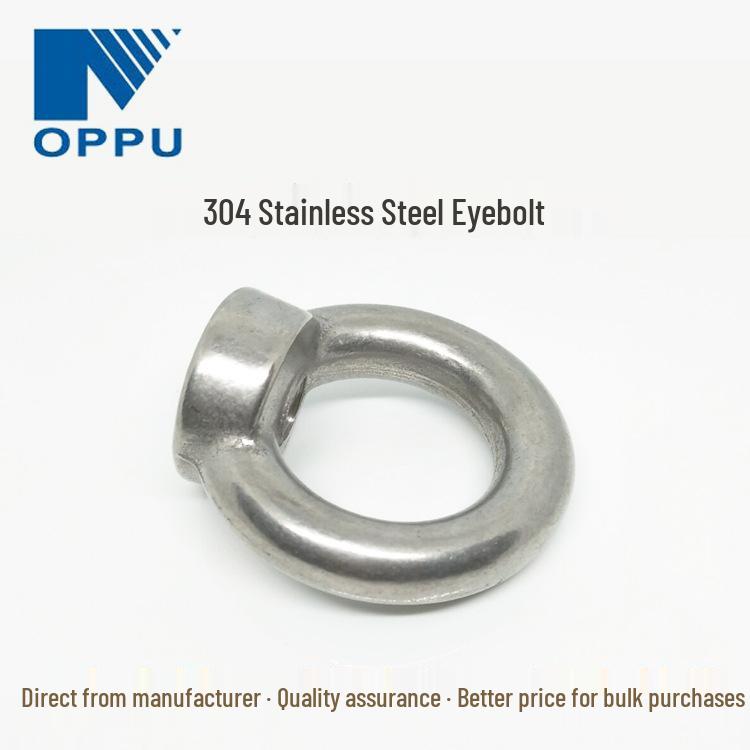 304 Stainless Steel Lifting Eye Nut DIN582, Marine Ring Cap
