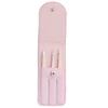 TBH 3Pcs Point Slant Flat Stainless Steel Eyebrow Tweezers Hair Removal Clips Set