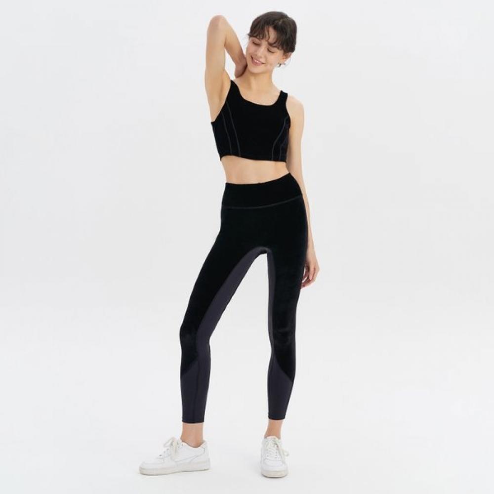 Huit Velvet Leggings Htwle3l12t BK/XS