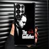 The Godfather TV Plating Phone Case For Samsung Galaxy S24 S25 FE S26 Edge S23 Ultra S22 S21 Plus S20 Anti-Fall Airabag Cover