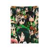 Tsuyu Asui Froppy Tribute Blanket Boku no My Hero Academia Midoriya Izuku Deku Katsuki Flannel Throw Blanket for Home Decoration